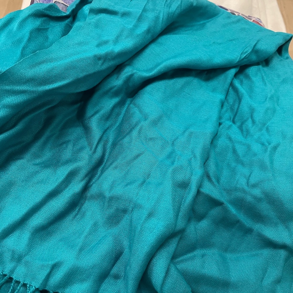 Macy's Teal Blue scarf